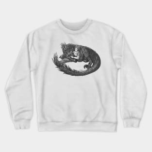 Sleepy Dinosaur Crewneck Sweatshirt